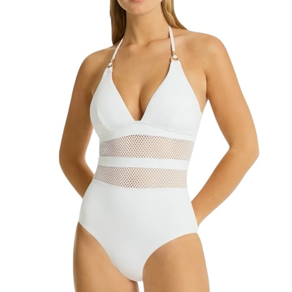 SEA LEVEL Drift Halter Swimsuit! Retail $144 - Picture 2 of 8